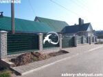 Забор жалюзи из евроштакетника RAL 6005 фото
